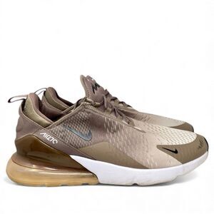Nike Air Max 270 Mens 13 Brown Tan Running Training Sneakers Casual IB7751-200